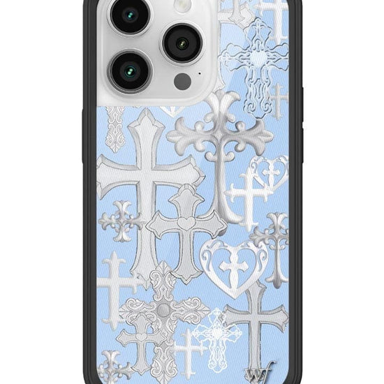 Wildflower Cross Girl iPhone 14 Pro Case