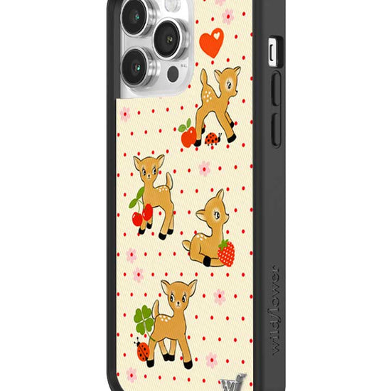 Wildflower iPhone case 14 Pro Max Oh Deer Animals Cute