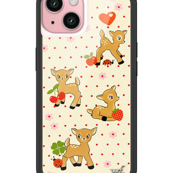 Wildflower iPhone case 15 Oh Deer Animals Cute