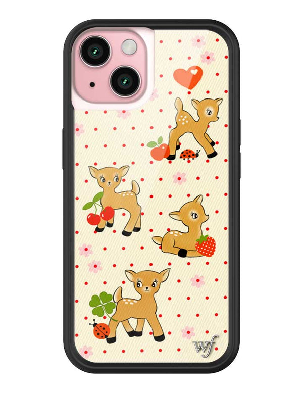 Wildflower iPhone case 15 Oh Deer Animals Cute