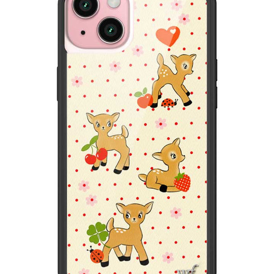 Wildflower iPhone case 15 Plus Oh Deer Animals Cute