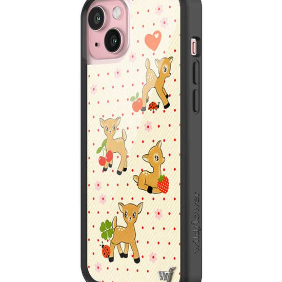 Wildflower iPhone case 15 Plus Oh Deer Animals Cute