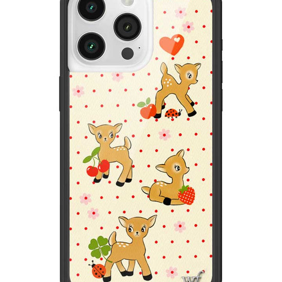 Wildflower iPhone case 15 Pro Max Oh Deer Animals Cute