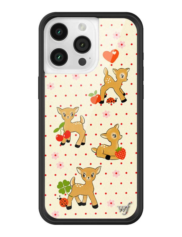 Wildflower iPhone case 15 Pro Max Oh Deer Animals Cute