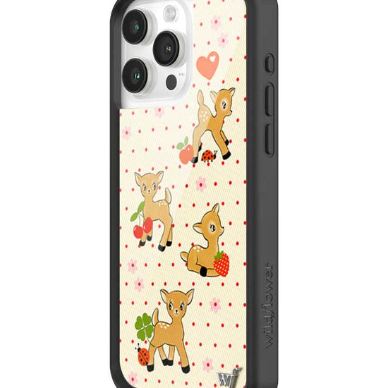 Wildflower iPhone case 15 Pro Max Oh Deer Animals Cute