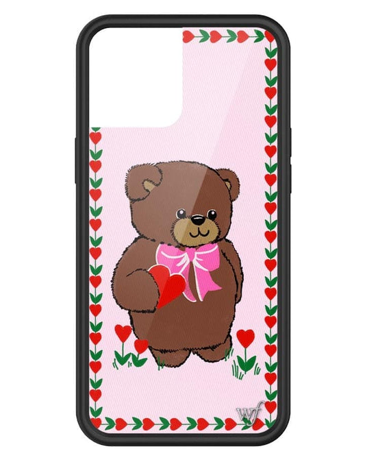 wildflower danielle guizio teddy bear iphone 12 pro max