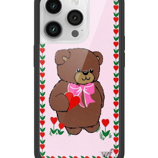 Wildflower Danielle Guizio Teddy Bear iPhone 14 Pro Case