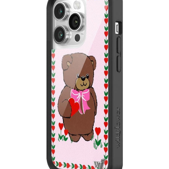 Wildflower Danielle Guizio Teddy Bear iPhone 14 Pro Case