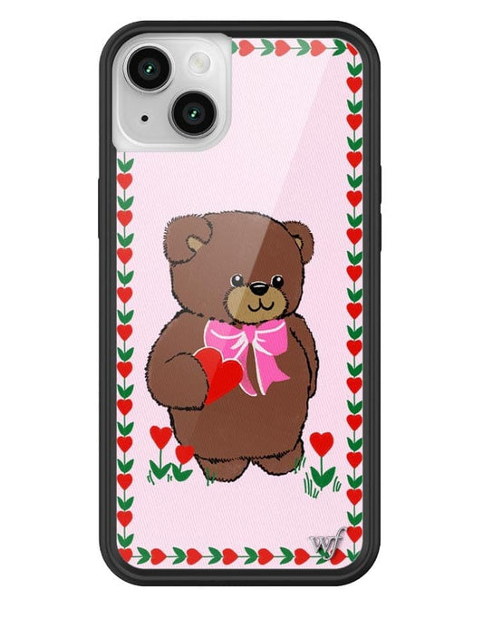 Wildflower Danielle Guizio Teddy Bear iPhone 14 Plus Case