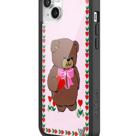 Wildflower Danielle Guizio Teddy Bear iPhone 14 Plus Case