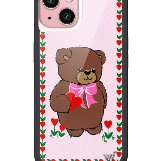 Wildflower Danielle Guizio Teddy Bear iPhone 15 Case