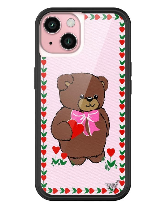 wildflower danielle guizio teddy bear iphone 15