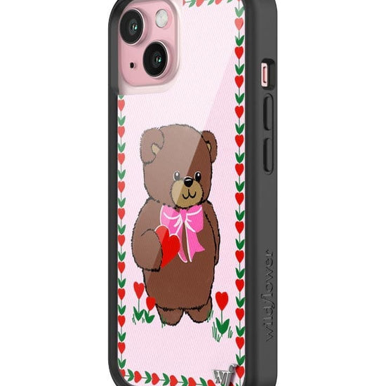 Wildflower Danielle Guizio Teddy Bear iPhone 15 Case