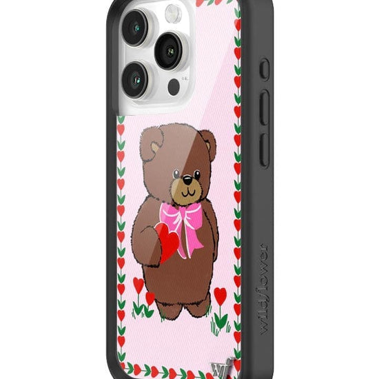 Wildflower Danielle Guizio Teddy Bear iPhone 15 Pro Case