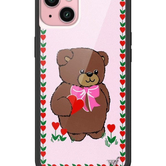 Wildflower Danielle Guizio Teddy Bear iPhone 15 Plus Case