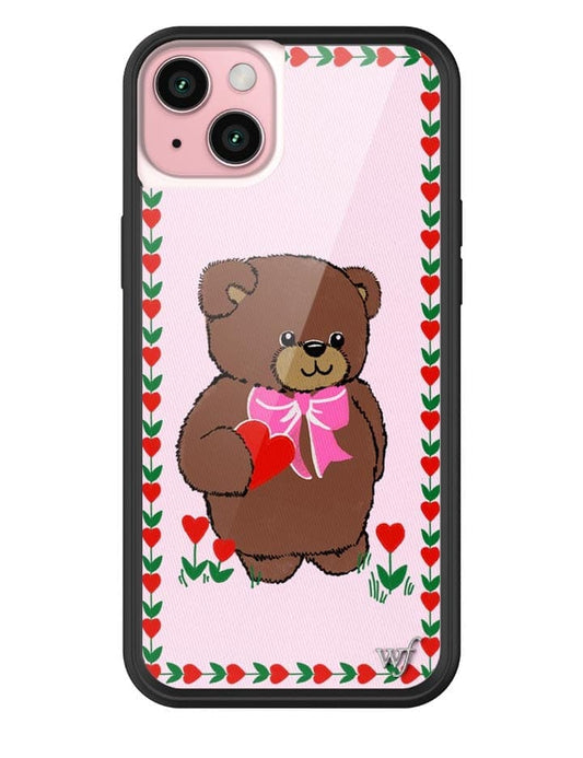 Wildflower Danielle Guizio Teddy Bear iPhone 15 Plus Case