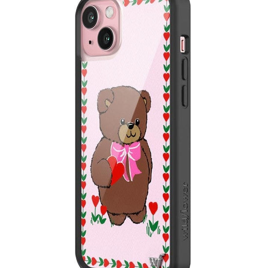 Wildflower Danielle Guizio Teddy Bear iPhone 15 Plus Case