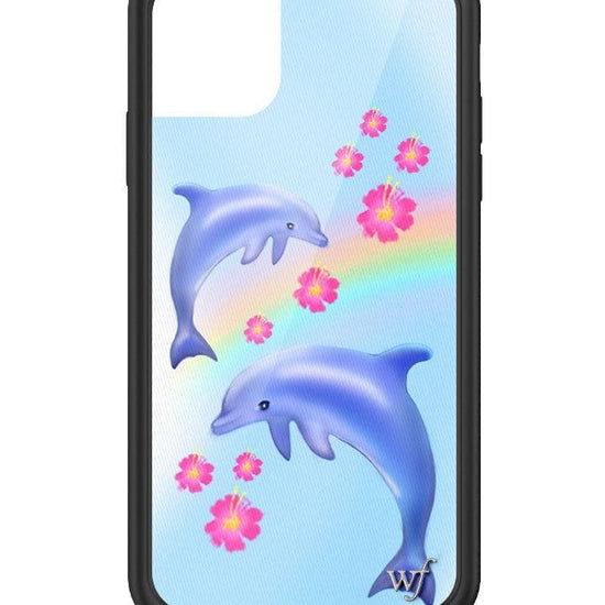 Wildflower Dolphin Love iPhone 11 Case