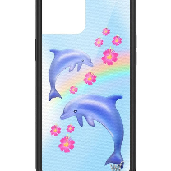 Wildflower Dolphin Love iPhone 12 Pro Max Case