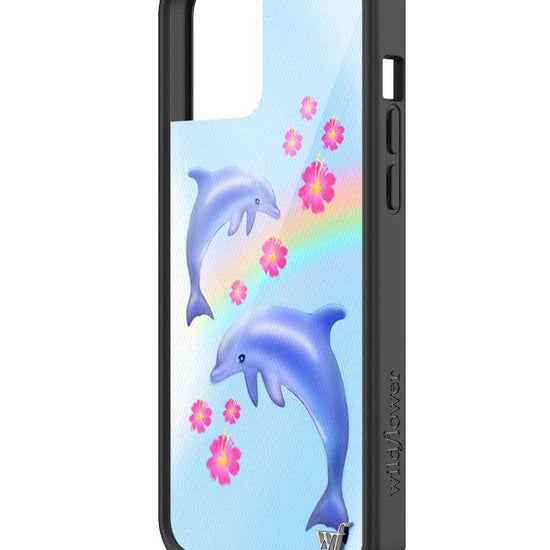 Wildflower Dolphin Love iPhone 12 Pro Max Case