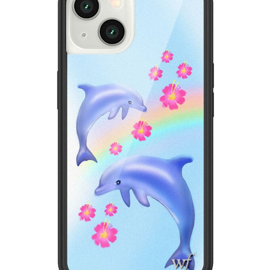 Wildflower Dolphin Love iPhone 13 Case