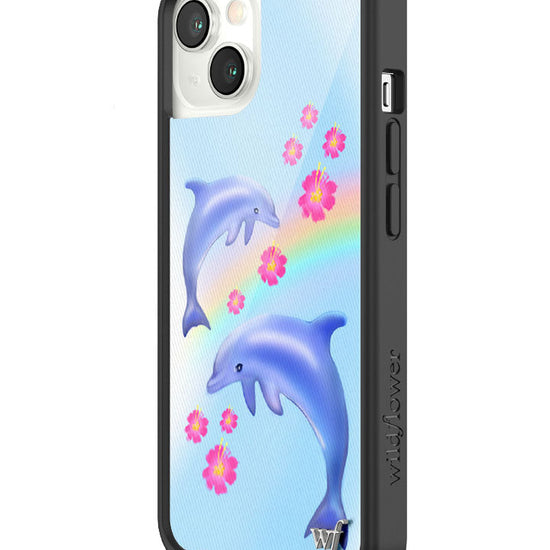 Wildflower Dolphin Love iPhone 13 Case