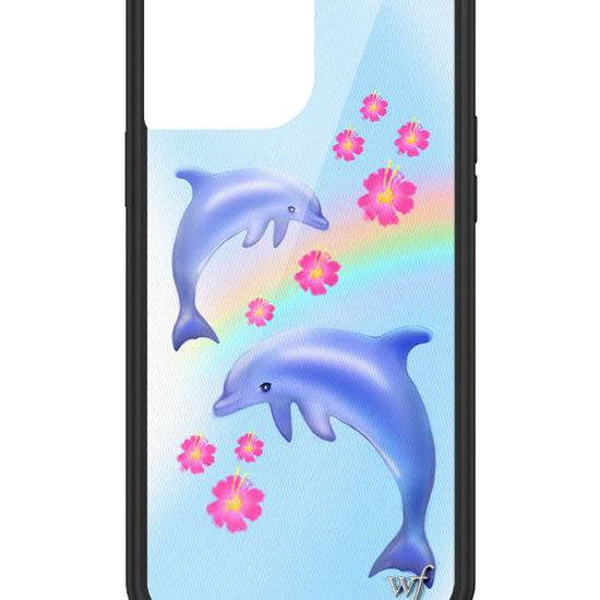 Wildflower Dolphin Love iPhone 13 Pro Max Case