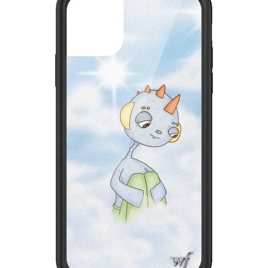 Wildflower iPhone case 11 Drew Blue Clouds Pink Cute