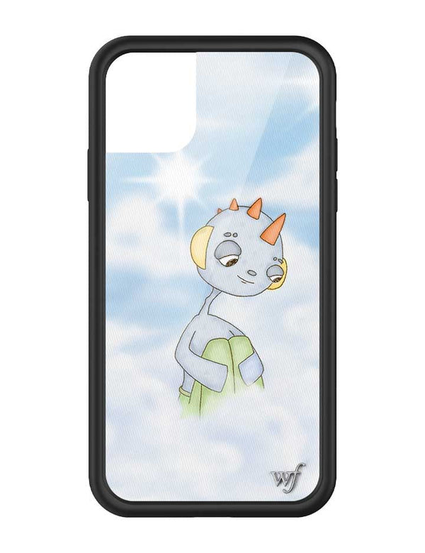 Wildflower iPhone case 11 Drew Blue Clouds Pink Cute