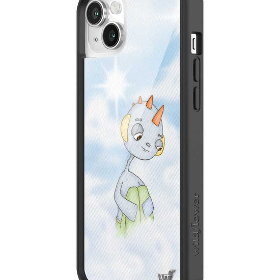 Wildflower iPhone case 14 Plus Drew Blue Clouds Pink Cute