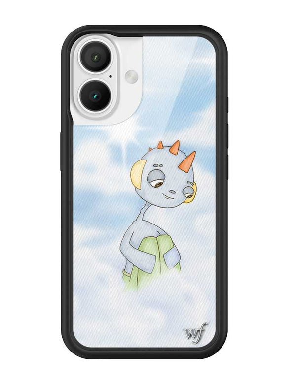 Wildflower iPhone case 16 Drew Blue Clouds Pink Cute