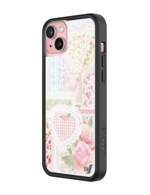 Wildflower Frilly Floral iPhone 15 Plus Case