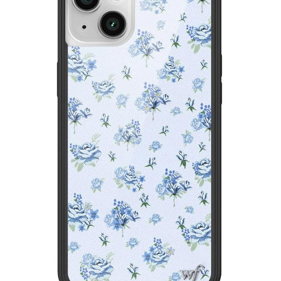 Wildflower Forget Me Not Floral iPhone 14 Plus Case