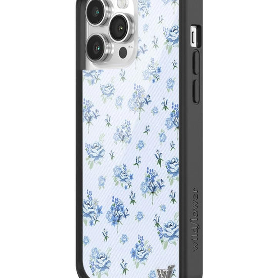 Wildflower Forget Me Not Floral iPhone 14 Pro Max Case