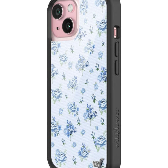 Wildflower Forget Me Not Floral iPhone 15 Case