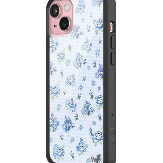 Wildflower Forget Me Not Floral iPhone 15 Plus Case