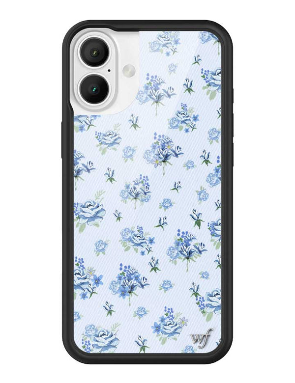 Wildflower Forget Me Not Floral iPhone 16 Plus Case