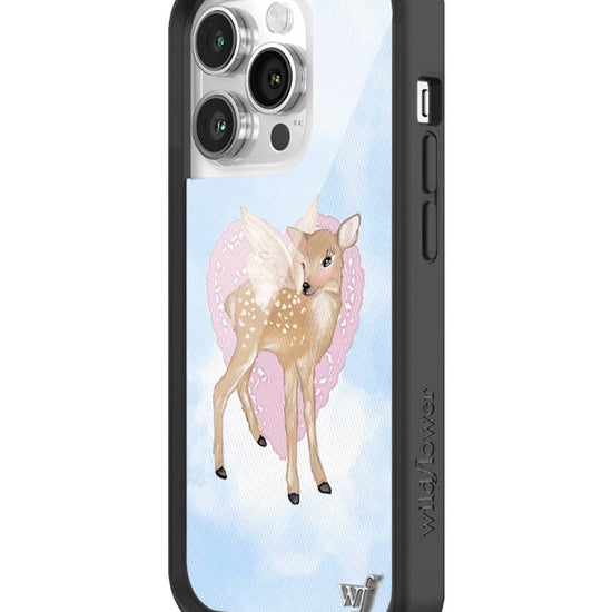 Wildflower Fawn Angel iPhone 14 Pro Case