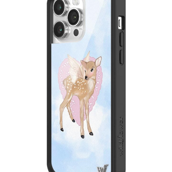 Wildflower Fawn Angel iPhone 14 Pro Max Case