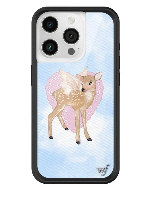 wildflower fawn angel iphone 15 pro case