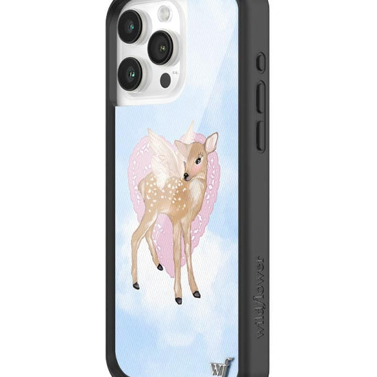wildflower fawn angel iphone 15 pro max case