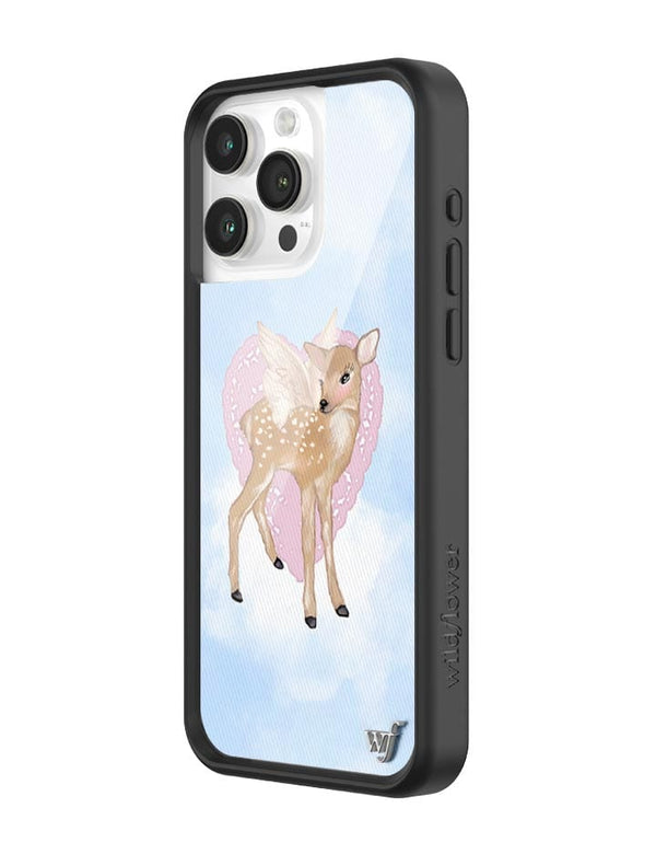 Wildflower Fawn Angel iPhone 15 Pro Max Case