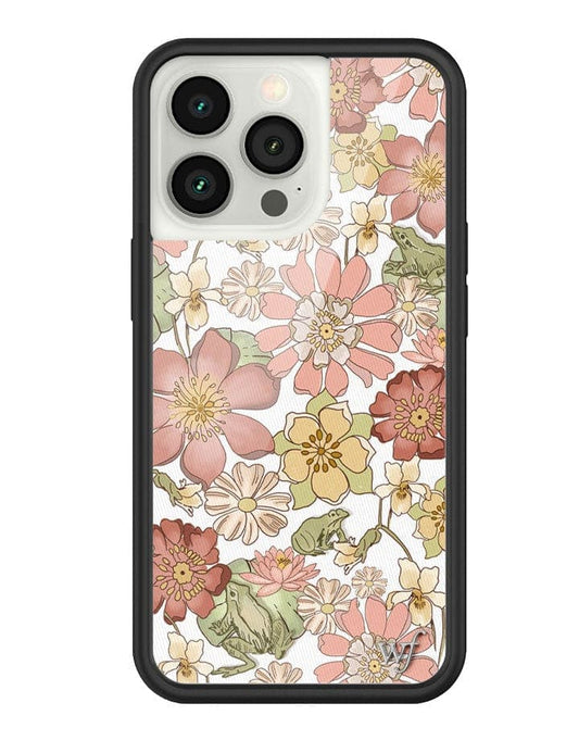 wildflower lily pad floral iphone 13 pro case