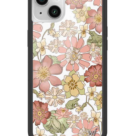 Wildflower Lilypad Floral iPhone 14 Plus Case