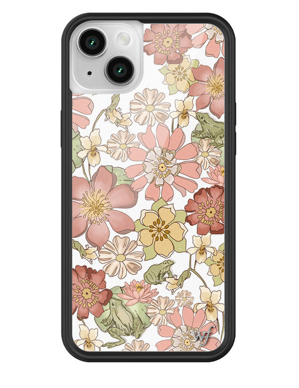 Wildflower Lilypad Floral iPhone 14 Plus Case