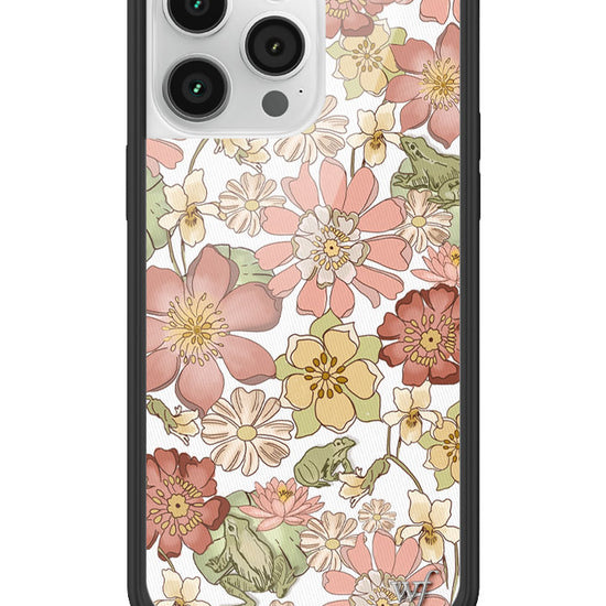 Wildflower Lilypad Floral iPhone 14 Pro Max Case