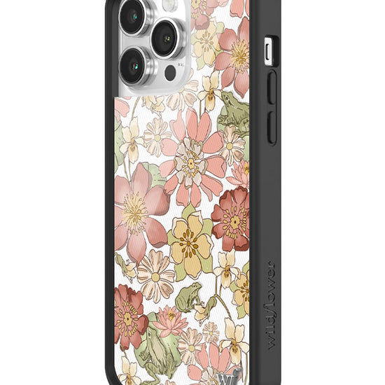 Wildflower Lilypad Floral iPhone 14 Pro Max Case