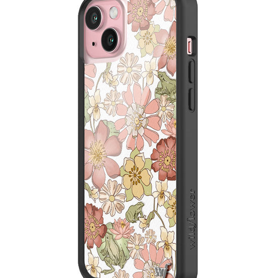 Wildflower Lilypad Floral iPhone 15 Plus Case