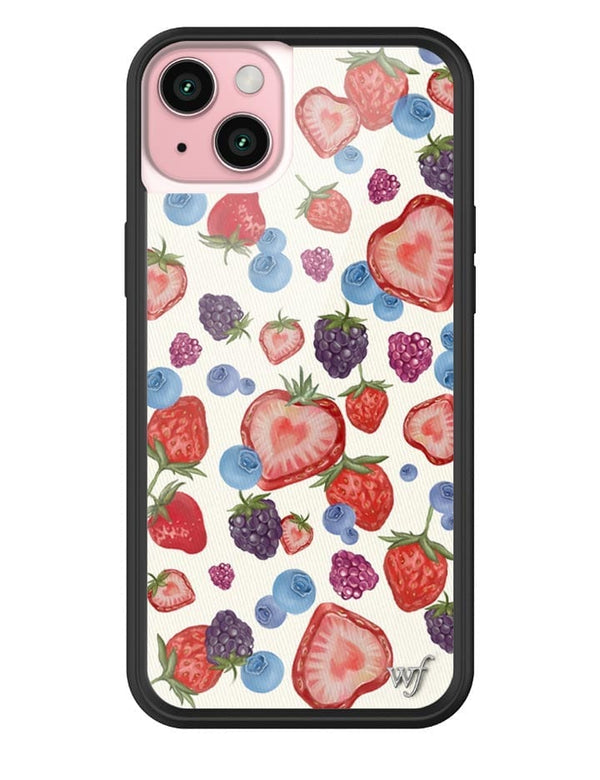 Wildflower Fruit Tart iPhone 15 Plus Case