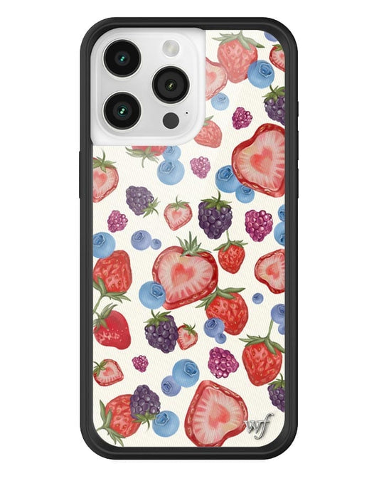 wildflower fruit tart iphone 15 pro max case